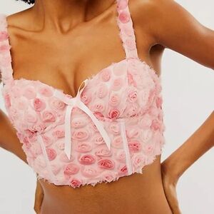 NWT For Love and Lemons Skye Bustier Top (XL)